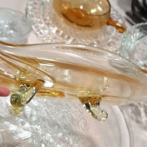 Vintage Glass serving tray